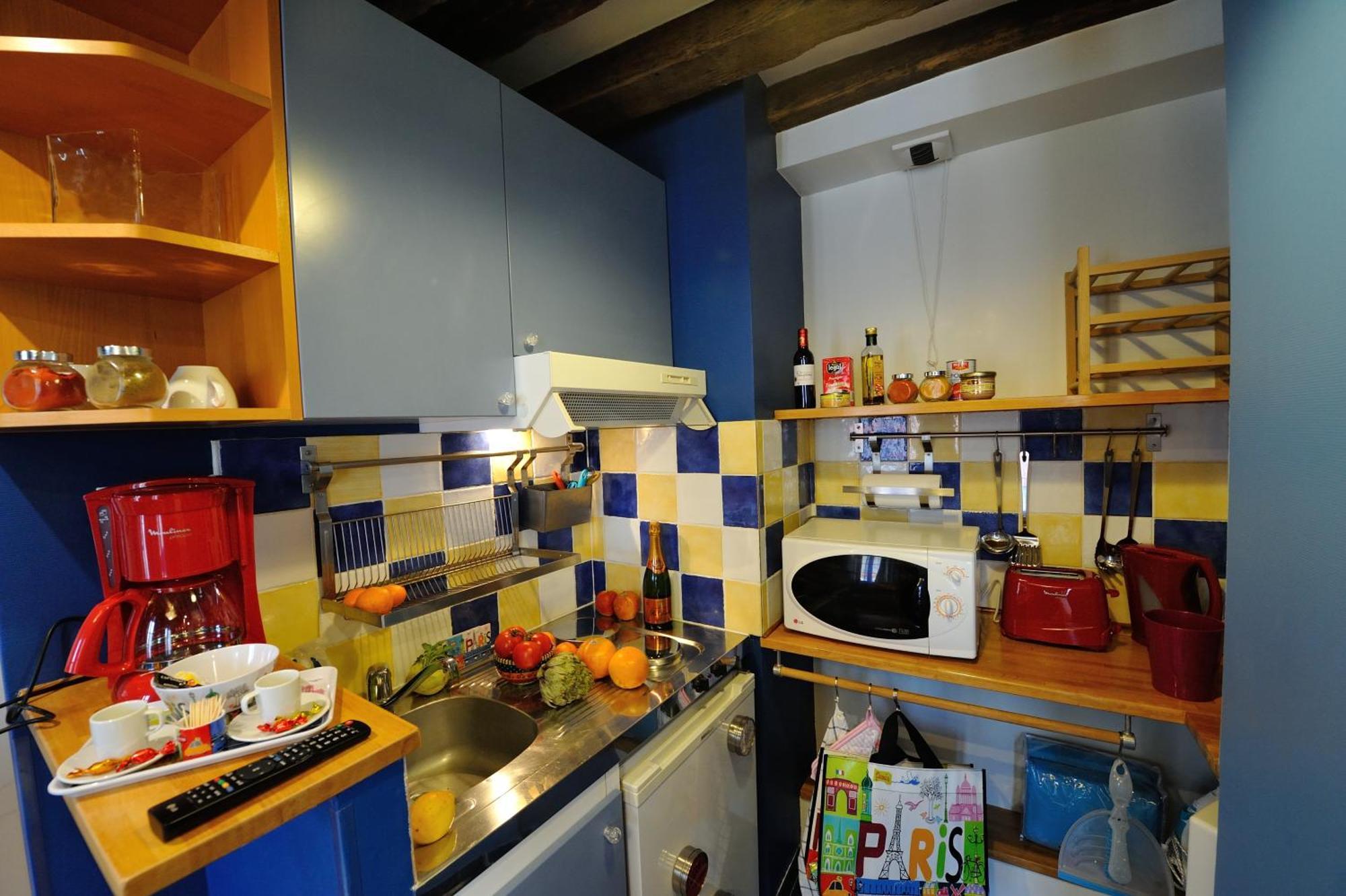דירות פריז Les Patios Du Marais 1 חדר תמונה