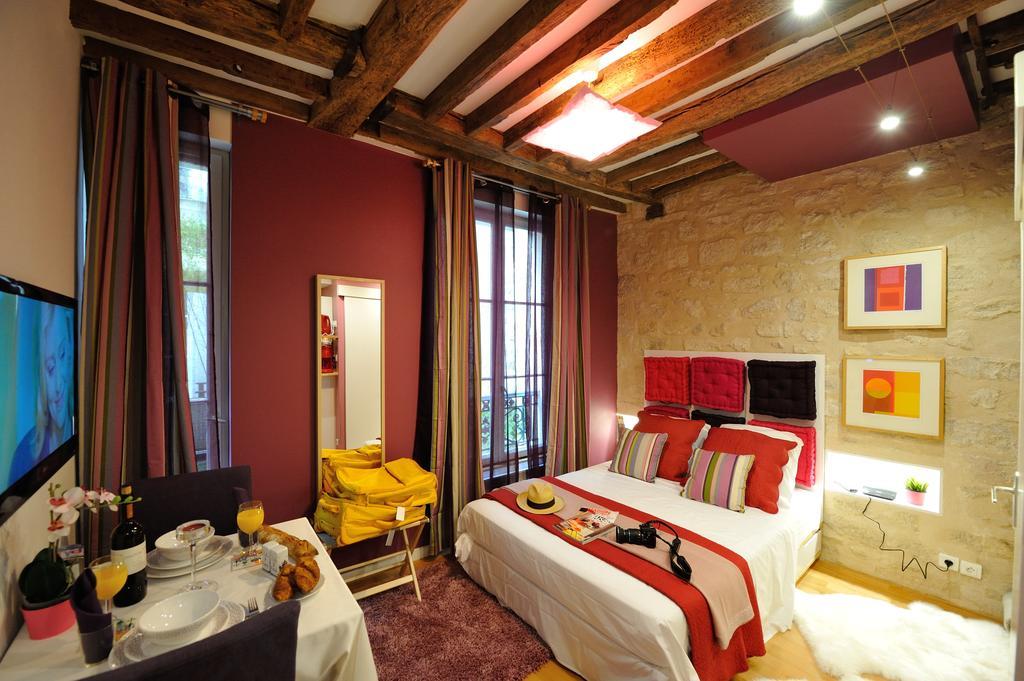 דירות פריז Les Patios Du Marais 1 חדר תמונה